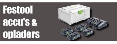 Festool accu's en opladers